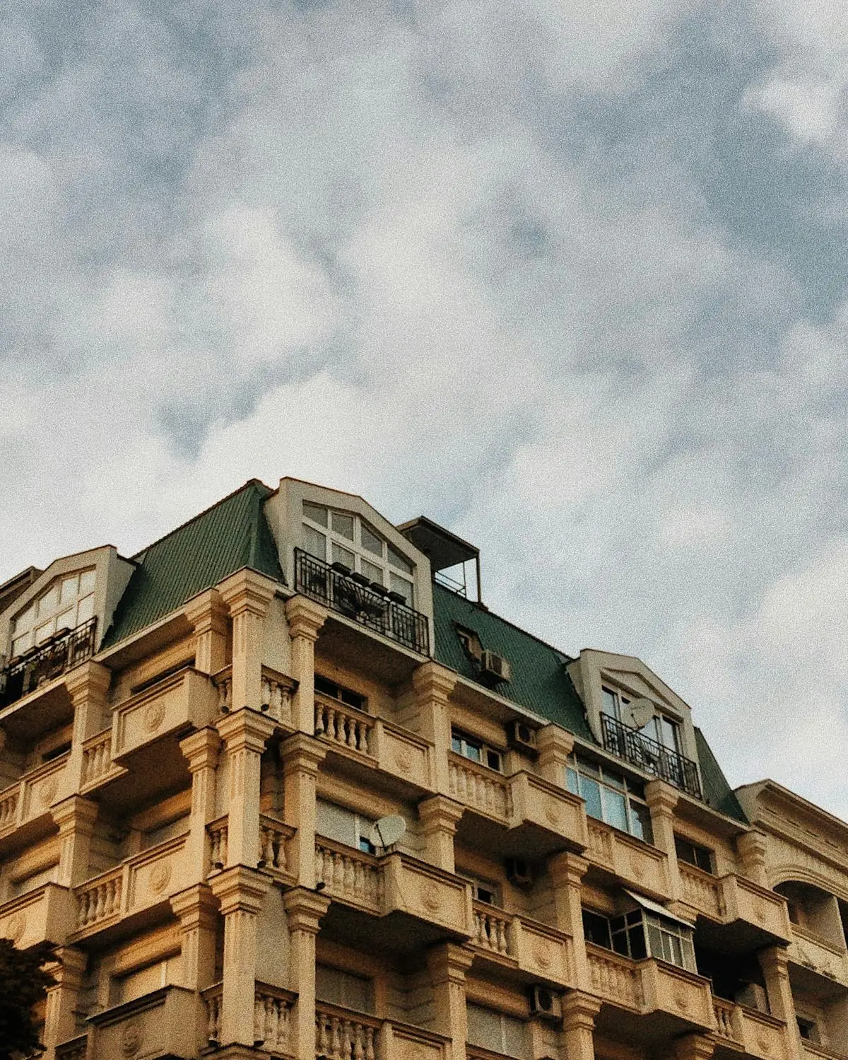 Modern townhouse facade reinforcing the security and trust of residential data protection